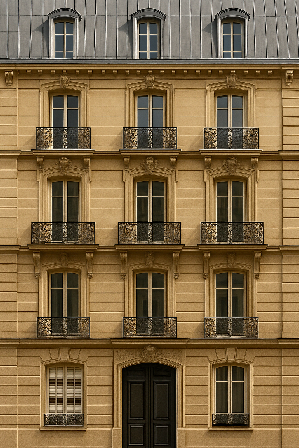 Façade d'immeuble haussmannien rénové à Paris par R2S Bâtiment